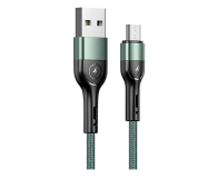 USAMS Kabel pleciony U55 2A micro USB U55 zielony - 1569095 - zdjęcie 1